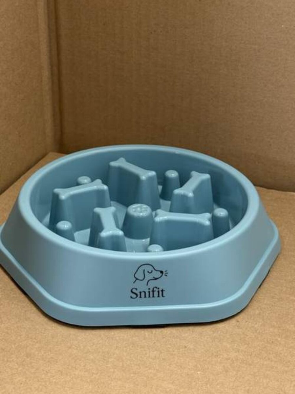 Slow Feeder Bowl for Small & Medium Cats & Dogs Blue